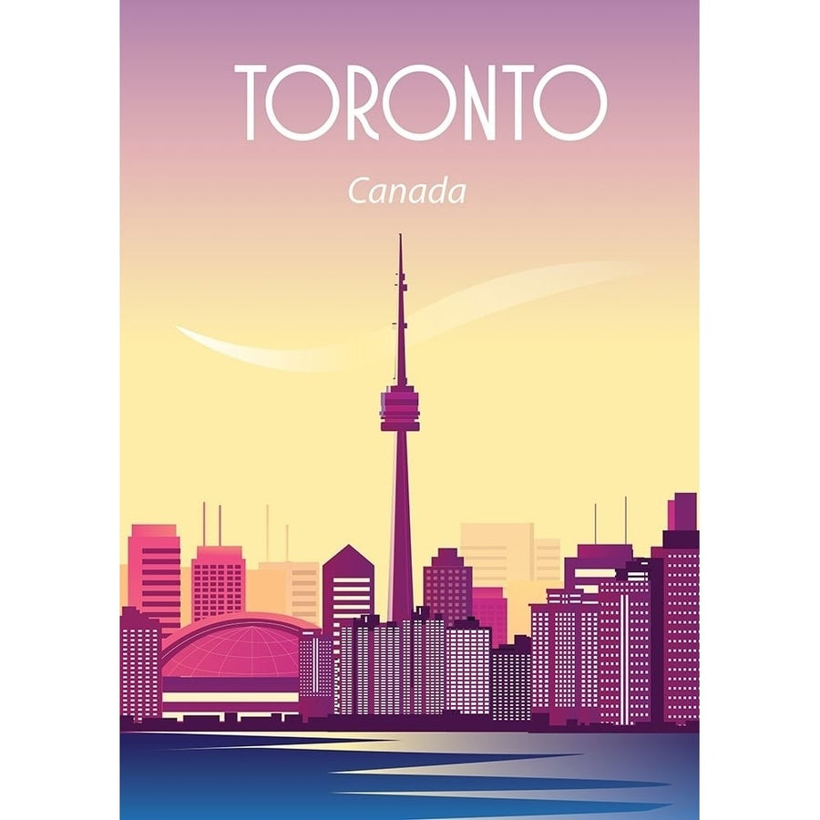 toronto canada travel poster by ARCTIC FRAME-VARPDX80559 Image 1