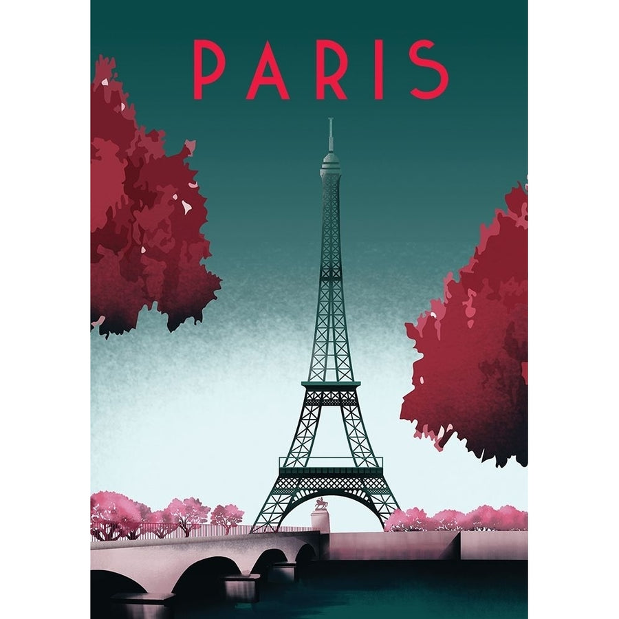 paris travel poster by ARCTIC FRAME-VARPDX80565 Image 1