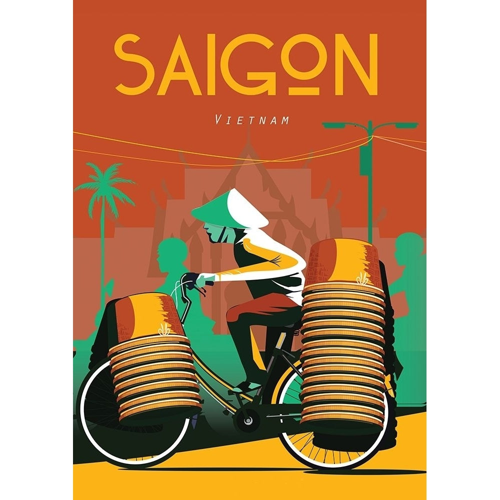 saigon vietnam travel poster by ARCTIC FRAME-VARPDX80568 Image 1