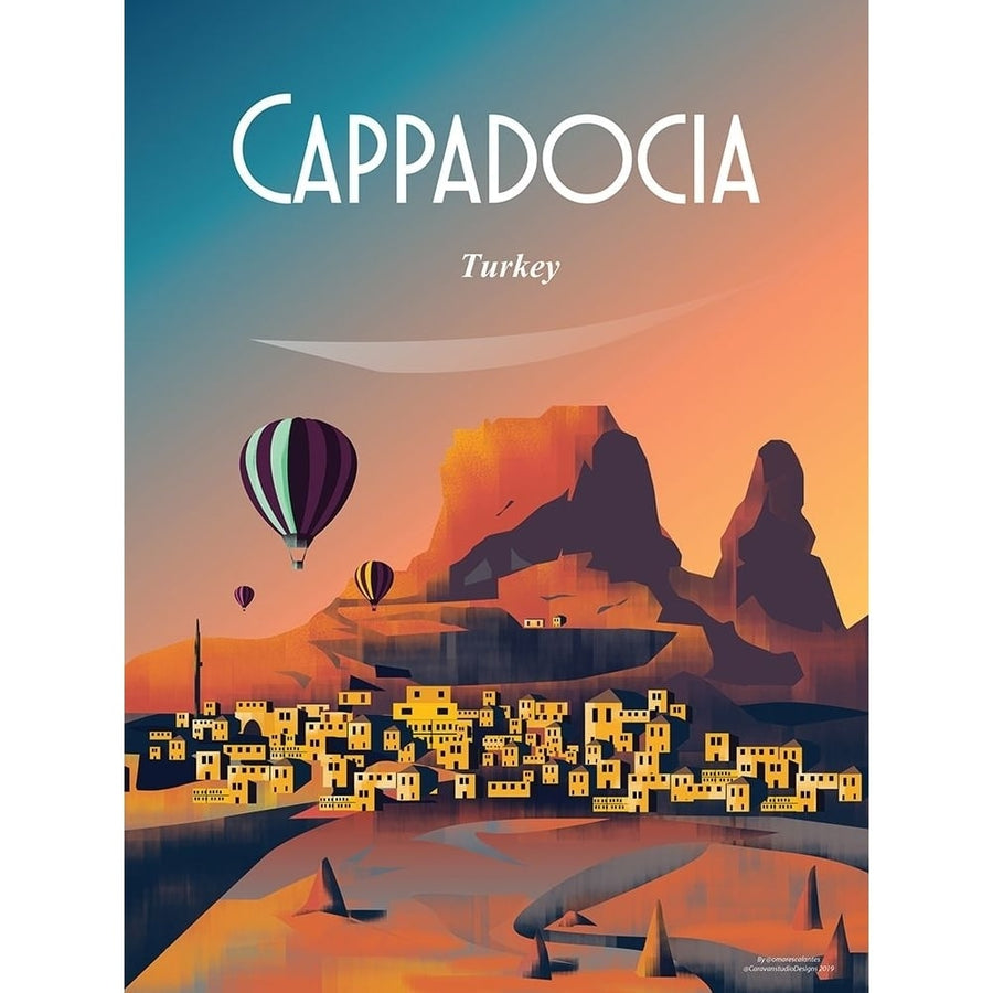 cappadocia turkey travel poster by ARCTIC FRAME-VARPDX80556 Image 1