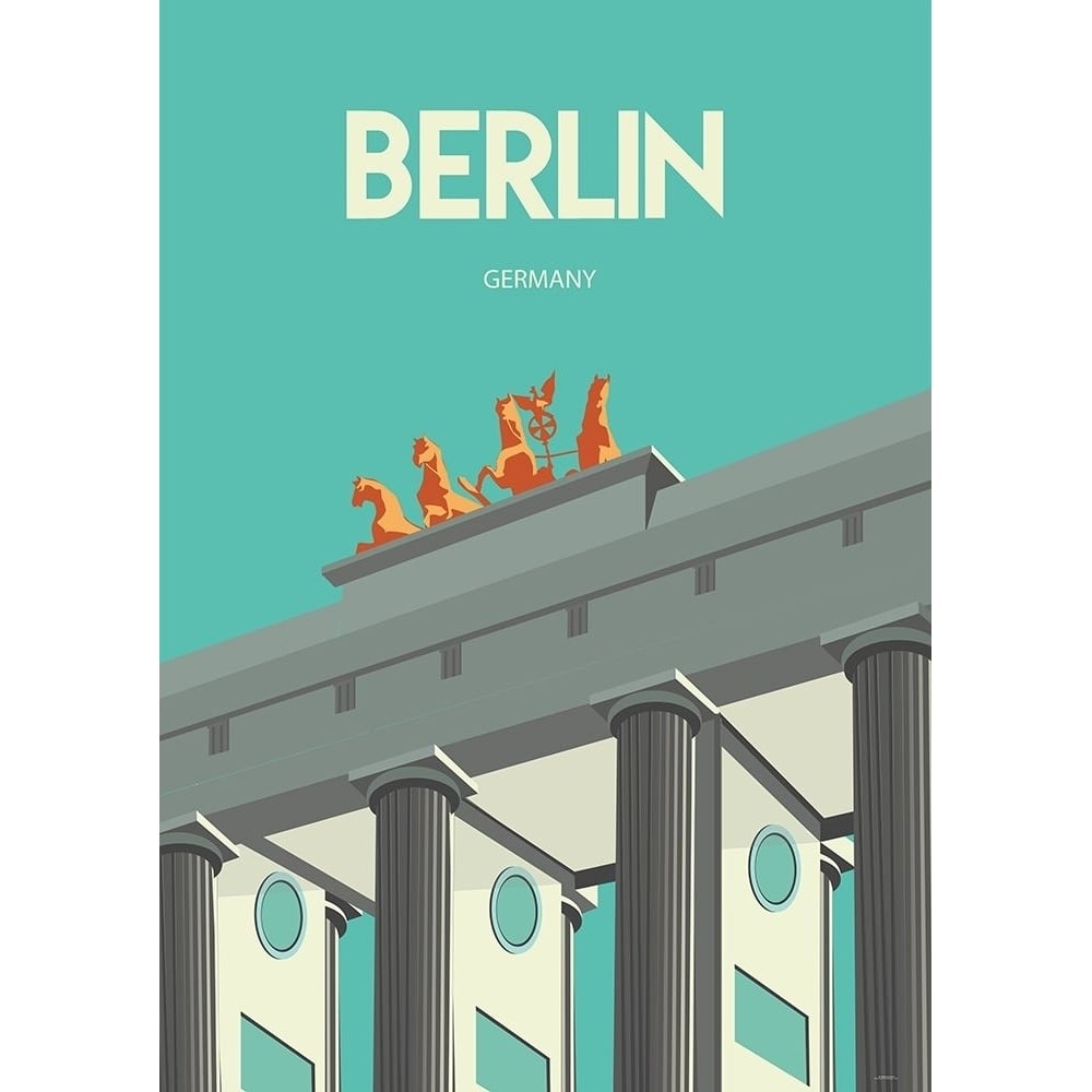 Berlin travel poster by ARCTIC FRAME-VARPDX80563 Image 1