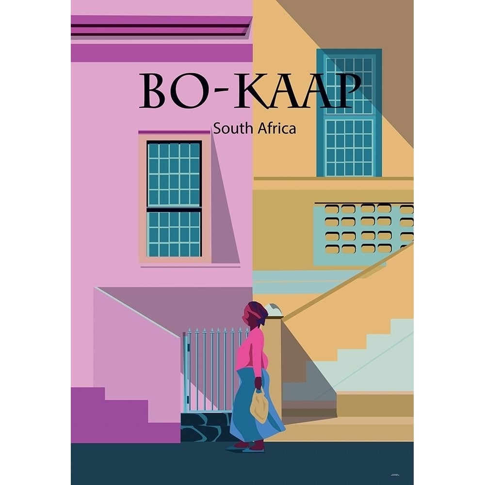 bo kaap travel poster by ARCTIC FRAME-VARPDX80566 Image 1