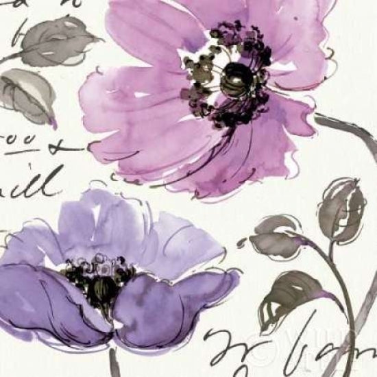 Floral Waltz Plum I Poster Print by Pela Studio-VARPDX8095 Image 1