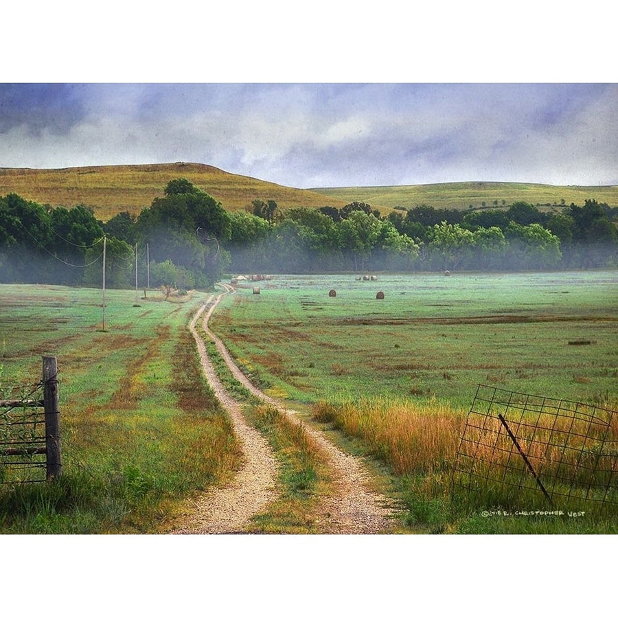 Tallgrass Road Hills and Hay Fields by Christopher Vest-VARPDX81161 Image 1