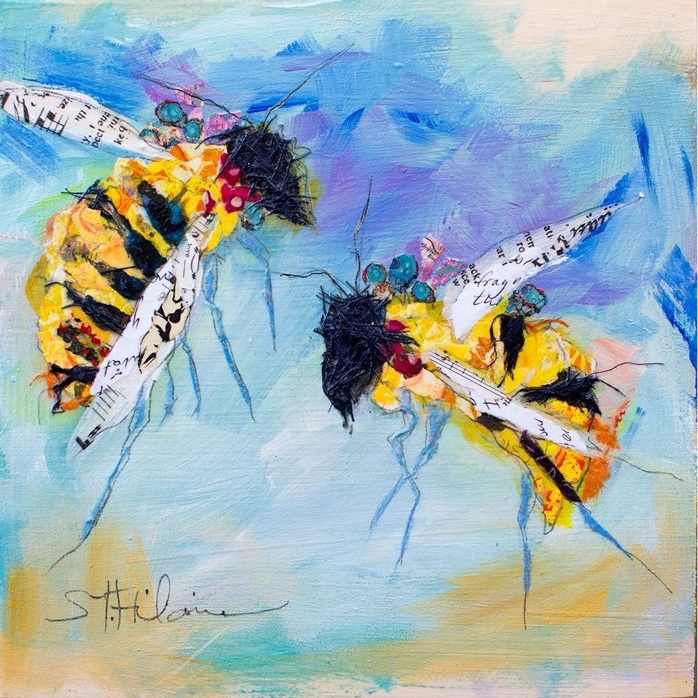 Two Bees-You and Me by Elizabeth St Hilaire-VARPDX81247 Image 1