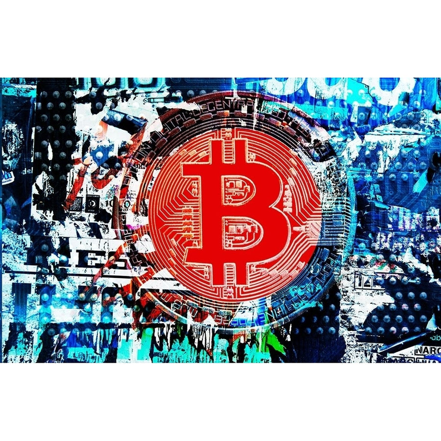 Crypto Currency Bitcoin Graffiti IV by Irena Orlov-VARPDX81596 Image 1