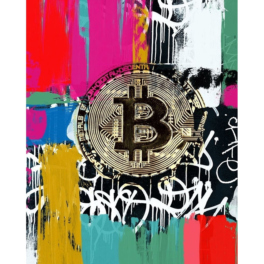 Crypto Currency Bitcoin Graffiti I by Irena Orlov-VARPDX81593 Image 1