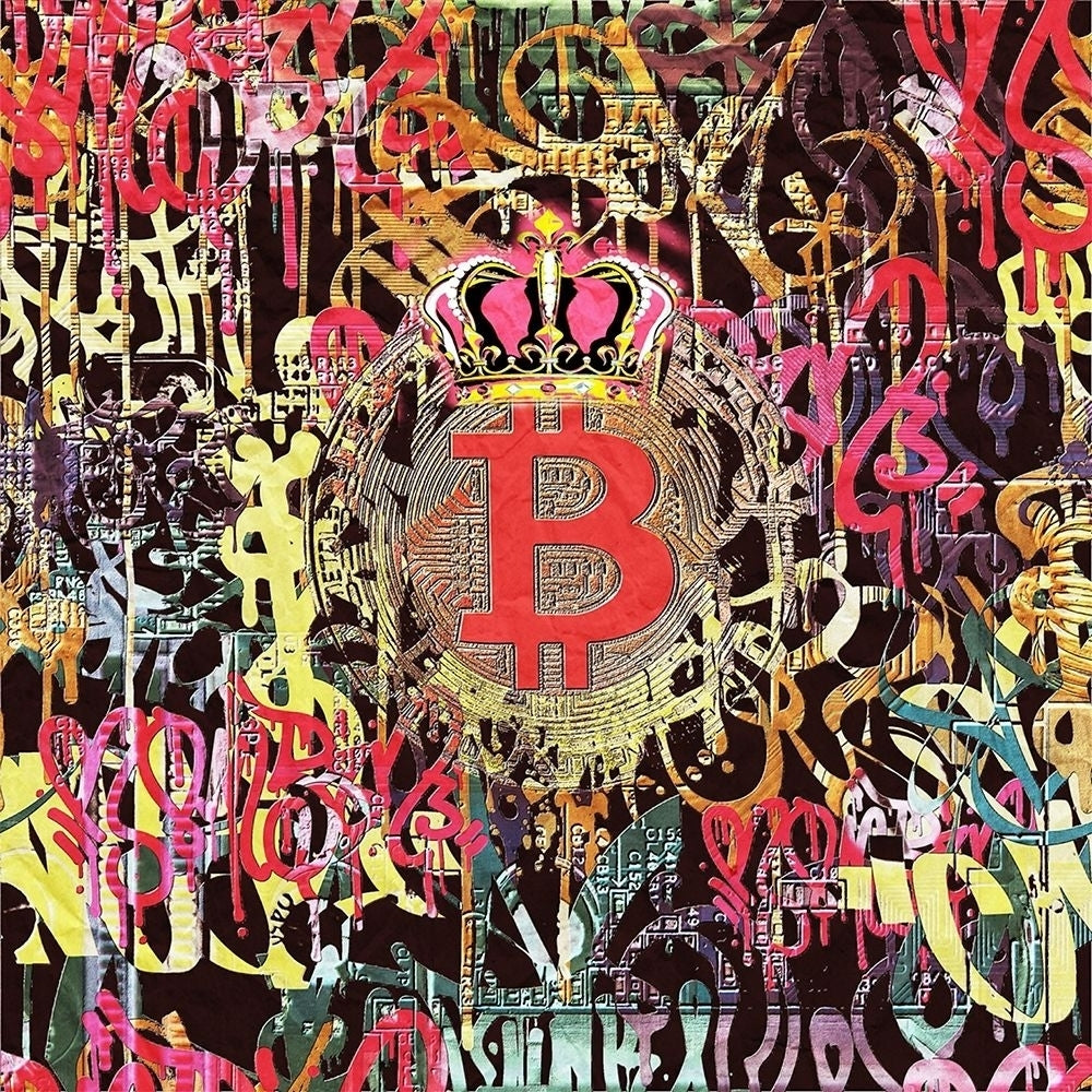 Bitcoin Graffiti Art III by Irena Orlov-VARPDX81603 Image 1