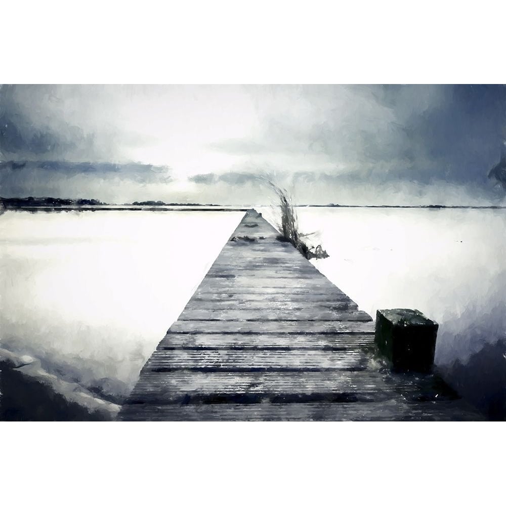 Foggy Jetty Poster Print - Kim Curinga-VARPDX81839 Image 1