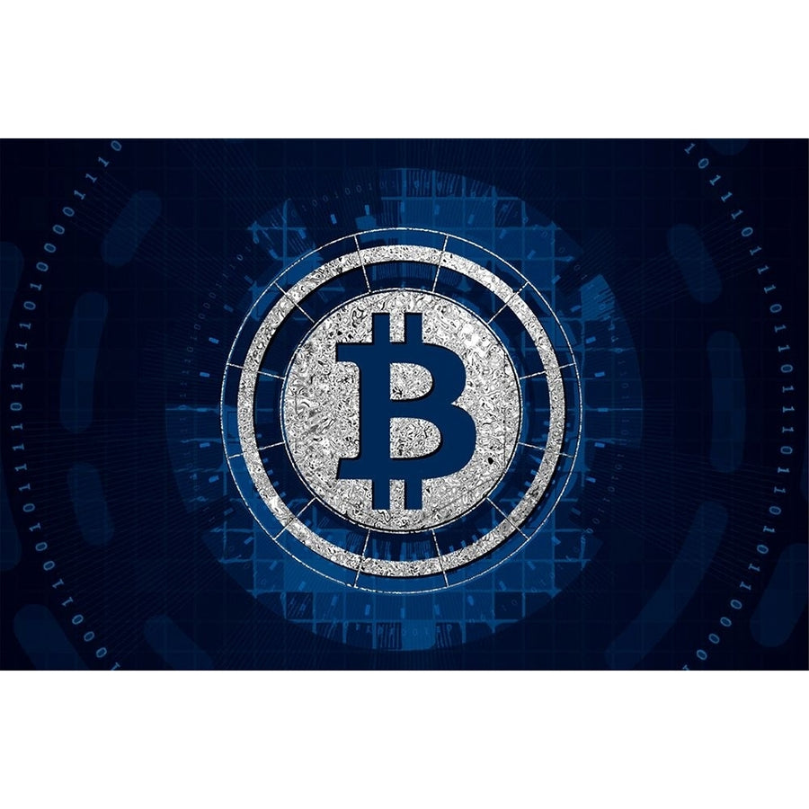 Bitcoin Cyber Poster Print - Karen Smith-VARPDX82313 Image 1