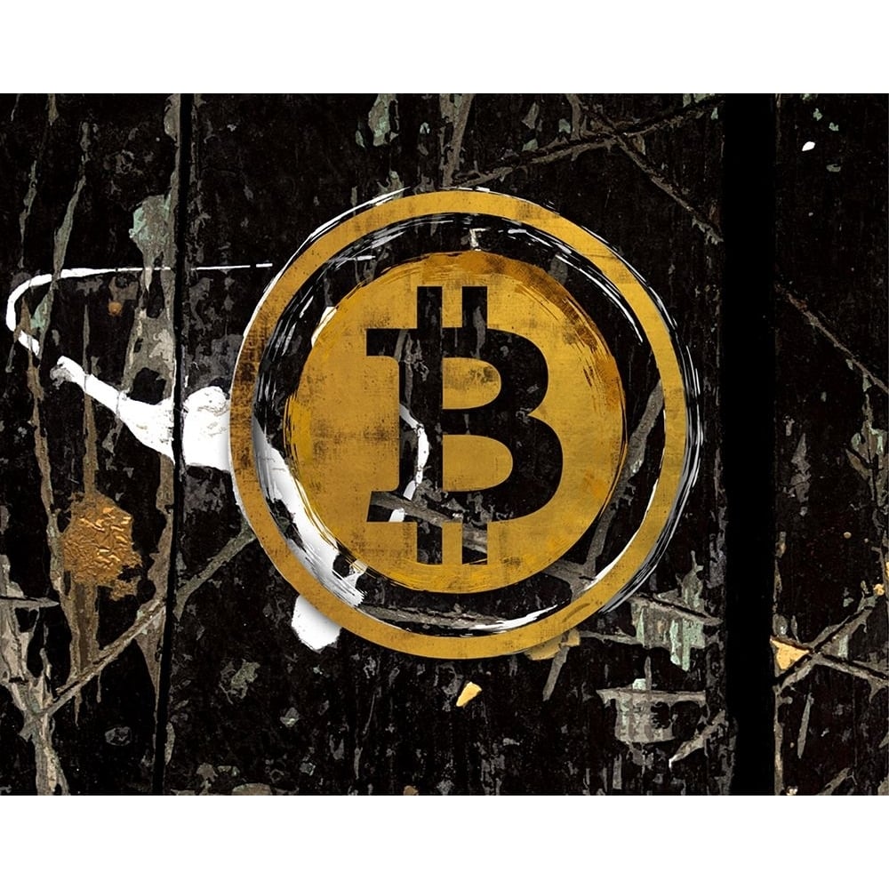 Bitcoin Splash Poster Print - Karen Smith-VARPDX82310 Image 1