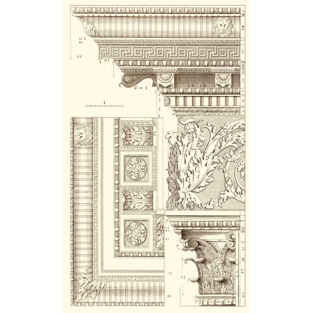 Corinthian Detail VI Poster Print - Studio Vision-VARPDX82415Z Image 1