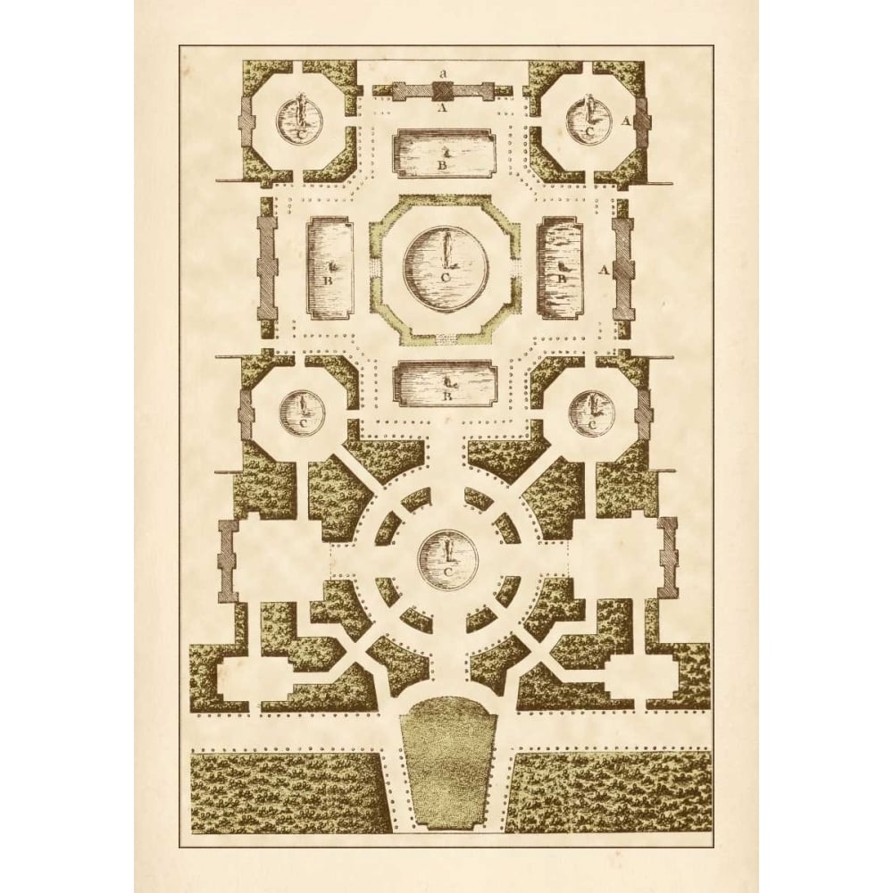 Garden Maze III Poster Print - Blondel-VARPDX82470Z Image 1