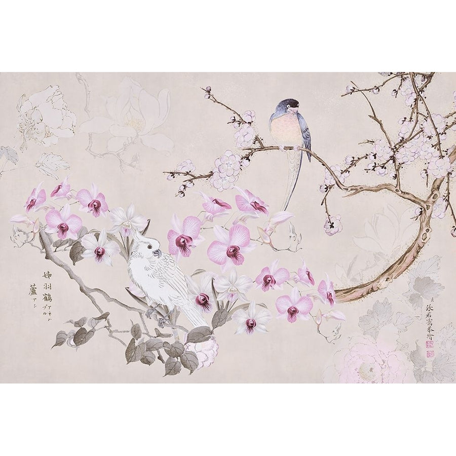 Chinoiserie with Birds Poster Print - Andrea Haase-VARPDX83278 Image 1