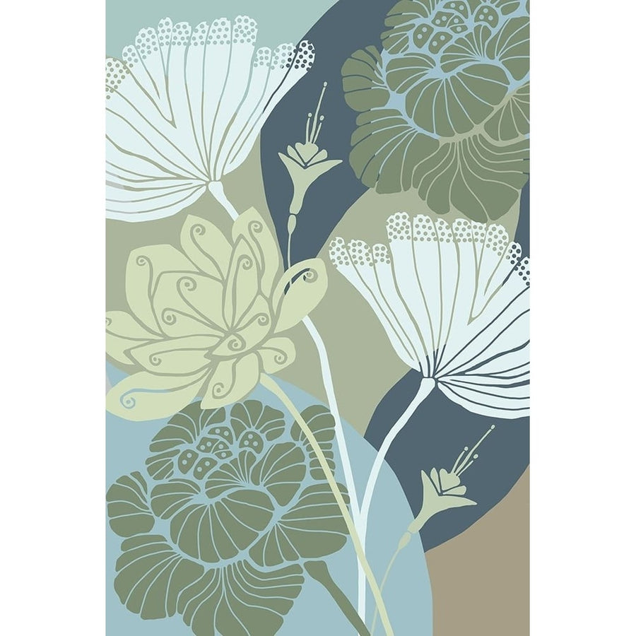 Art Deco Flowers I Poster Print - Flora Kouta-VARPDX83337 Image 1