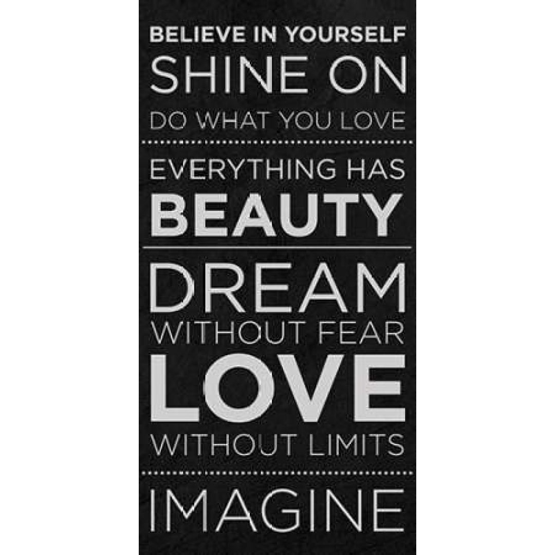 Believe in Yourself Poster Print by SD Graphics Studio-VARPDX8357PP Image 1