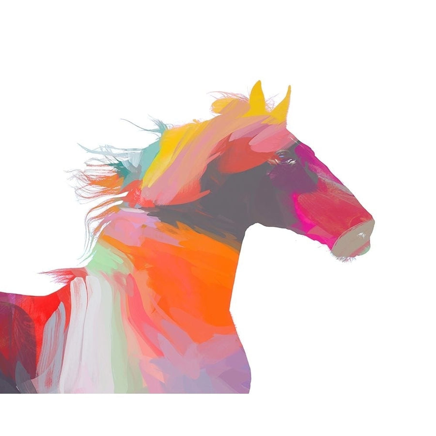 Color Wrapped Horse III Poster Print - Irena Orlov-VARPDX83721 Image 1