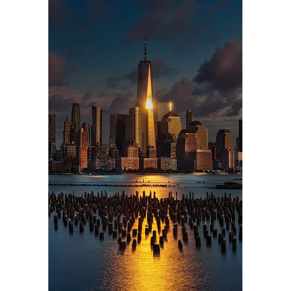 World Trade Center at Sunset Poster Print - Franklin Kearney-VARPDX84281 Image 1