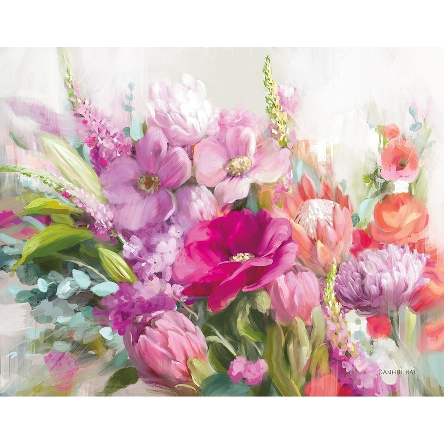 Bright Florals Poster Print - Danhui Nai-VARPDX84454 Image 1