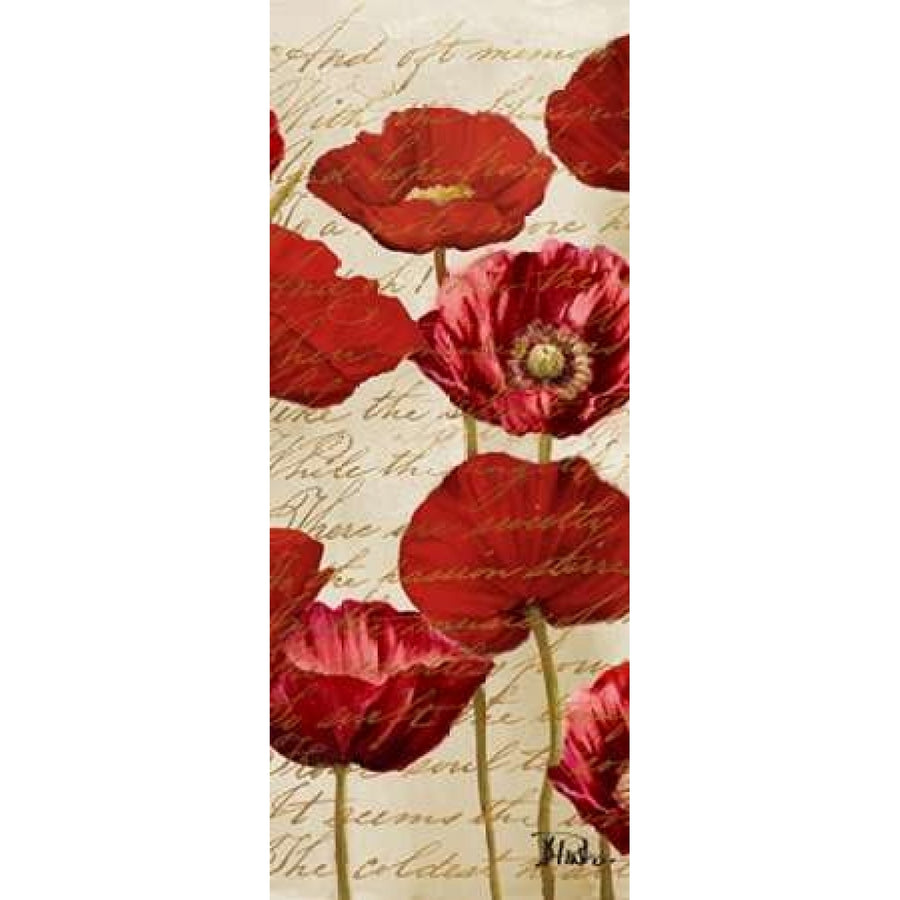 Red Poppies Panel I Poster Print by Patricia Pinto-VARPDX8509E Image 1