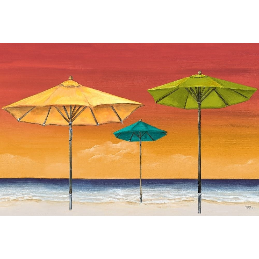 Tropical Umbrellas I Poster Print by Tiffany Hakimipour-VARPDX8523A Image 1