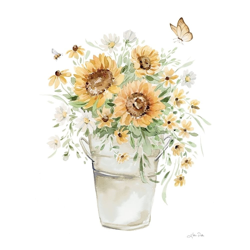 Sunflowers and Daisies I Poster Print - Katrina Pete-VARPDX85266 Image 1