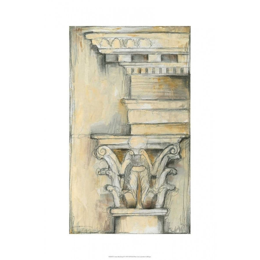 Cornice Rendering II Poster Print - Jennifer Goldberger-VARPDX85283FN Image 1