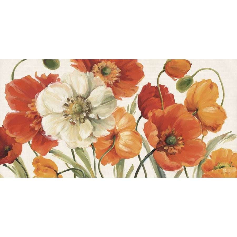 Poppies Melody I Light Crop Poster Print - Lisa Audit-VARPDX85448 Image 1