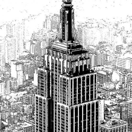 Empire State Sketch Poster Print by Shelley Lake-VARPDX8547PP Image 1