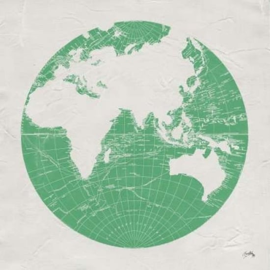 Green Globe II Poster Print by Elizabeth Medley-VARPDX8565S Image 2