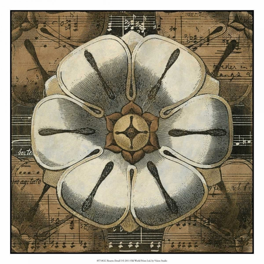 Rosette Detail I Poster Print - Studio Vision-VARPDX85718GG Image 1