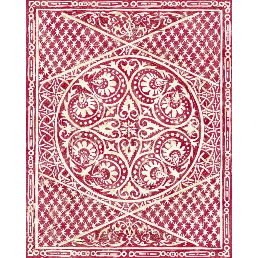 Woodcut in Red II Poster Print - Chariklia Zarris-VARPDX85908Z Image 1