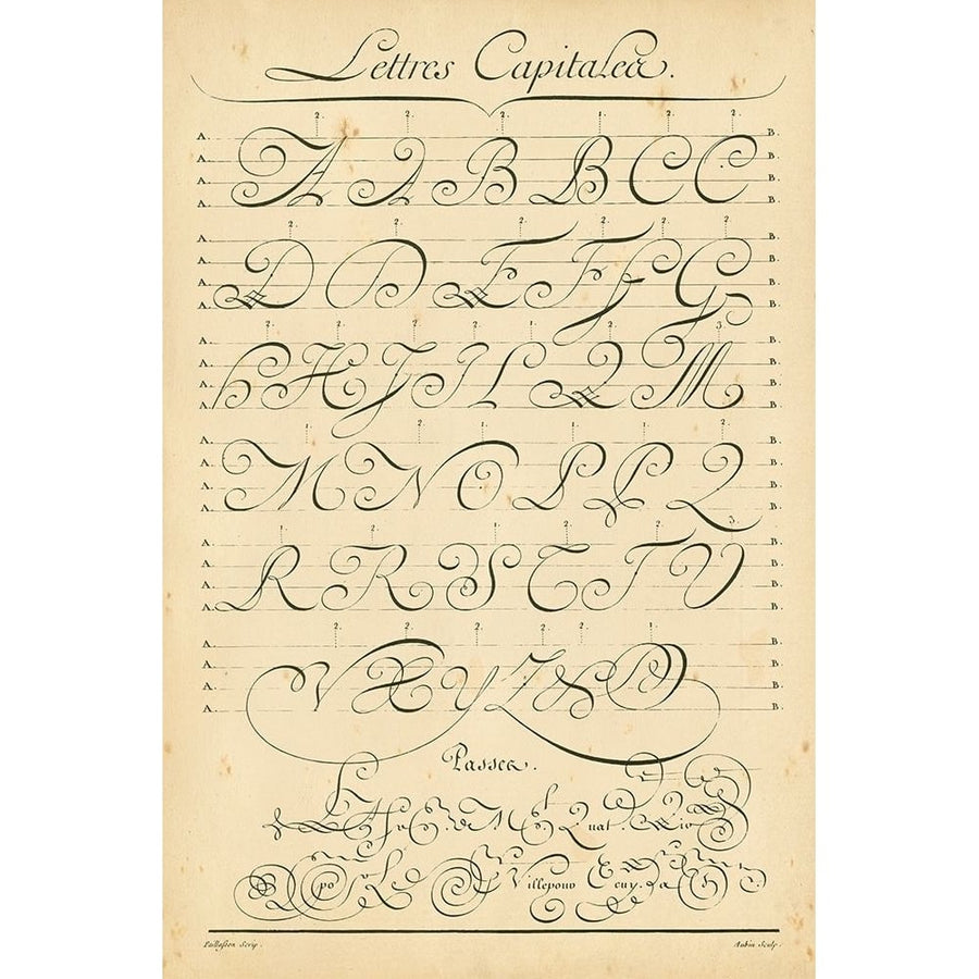 Alphabet Sampler IV Poster Print - Denis Diderot-VARPDX85916Z Image 1