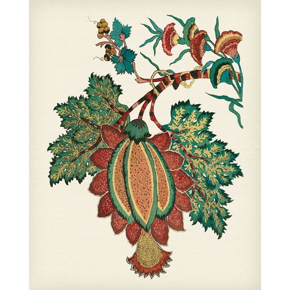 Jacobean Floral II Poster Print - Studio Vision-VARPDX86047Z Image 1