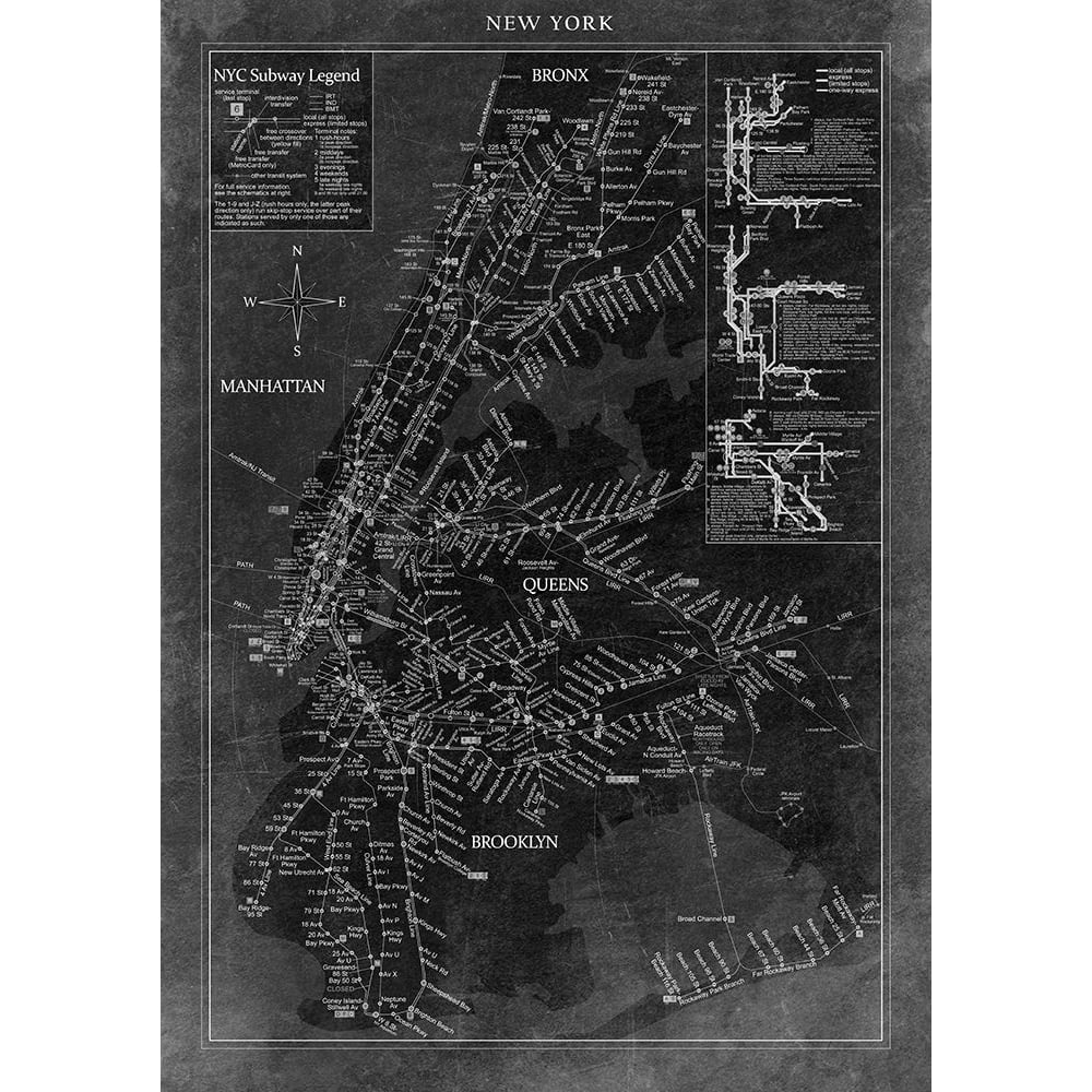 York Map Poster Print - ArtLab GI-VARPDX86077 Image 1