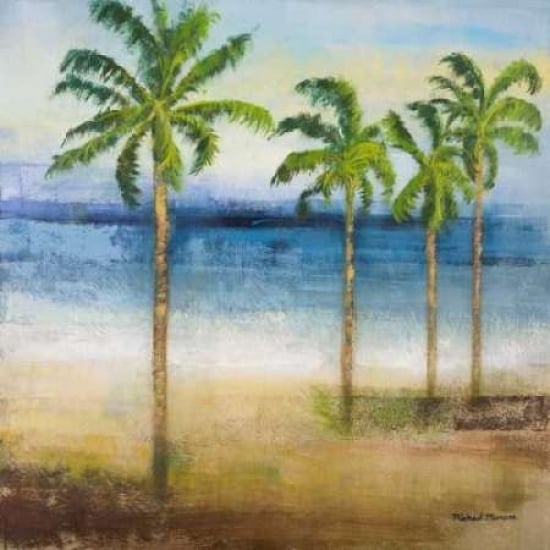 Ocean Palms II Poster Print by Michael Marcon-VARPDX8636 Image 2