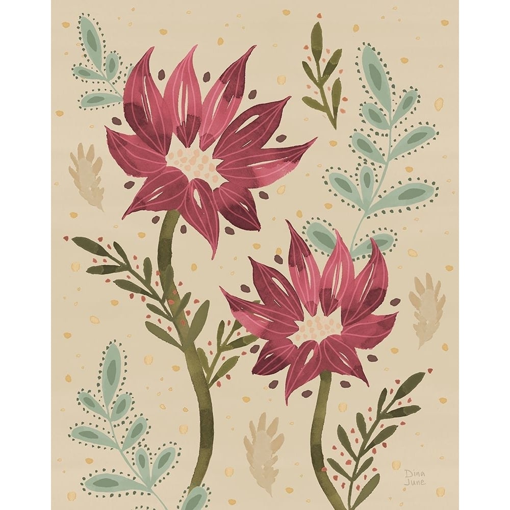 Floralscape IV Neutral Poster Print - Dina June-VARPDX86562 Image 1