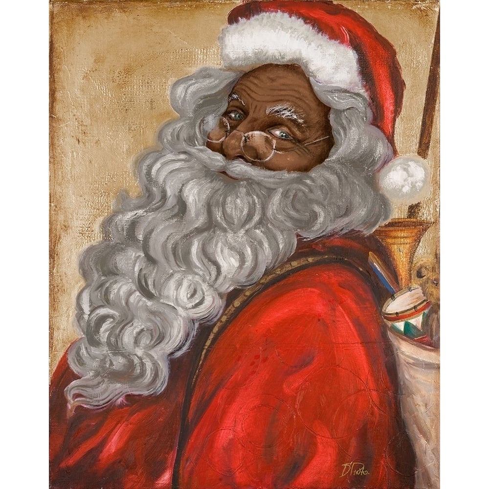 African American Jolly St Nick Poster Print by Patricia Pinto-VARPDX8675L Image 1