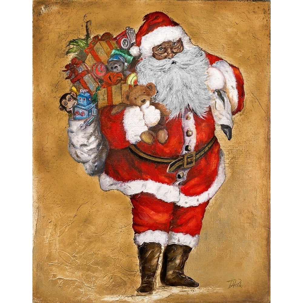 African American Presents From St Nick Poster Print by Patricia Pinto-VARPDX8675M Image 1