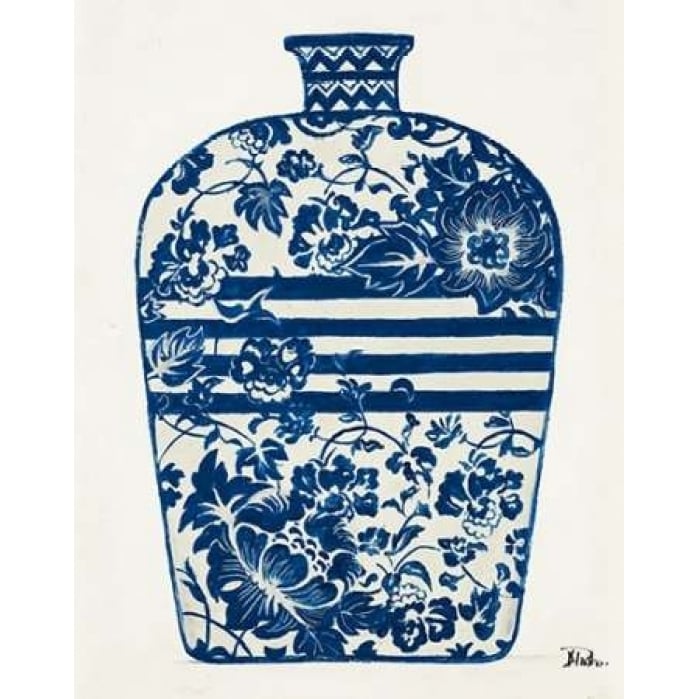 The Indigo Pottery II Poster Print by Patricia Pinto-VARPDX8672F Image 1