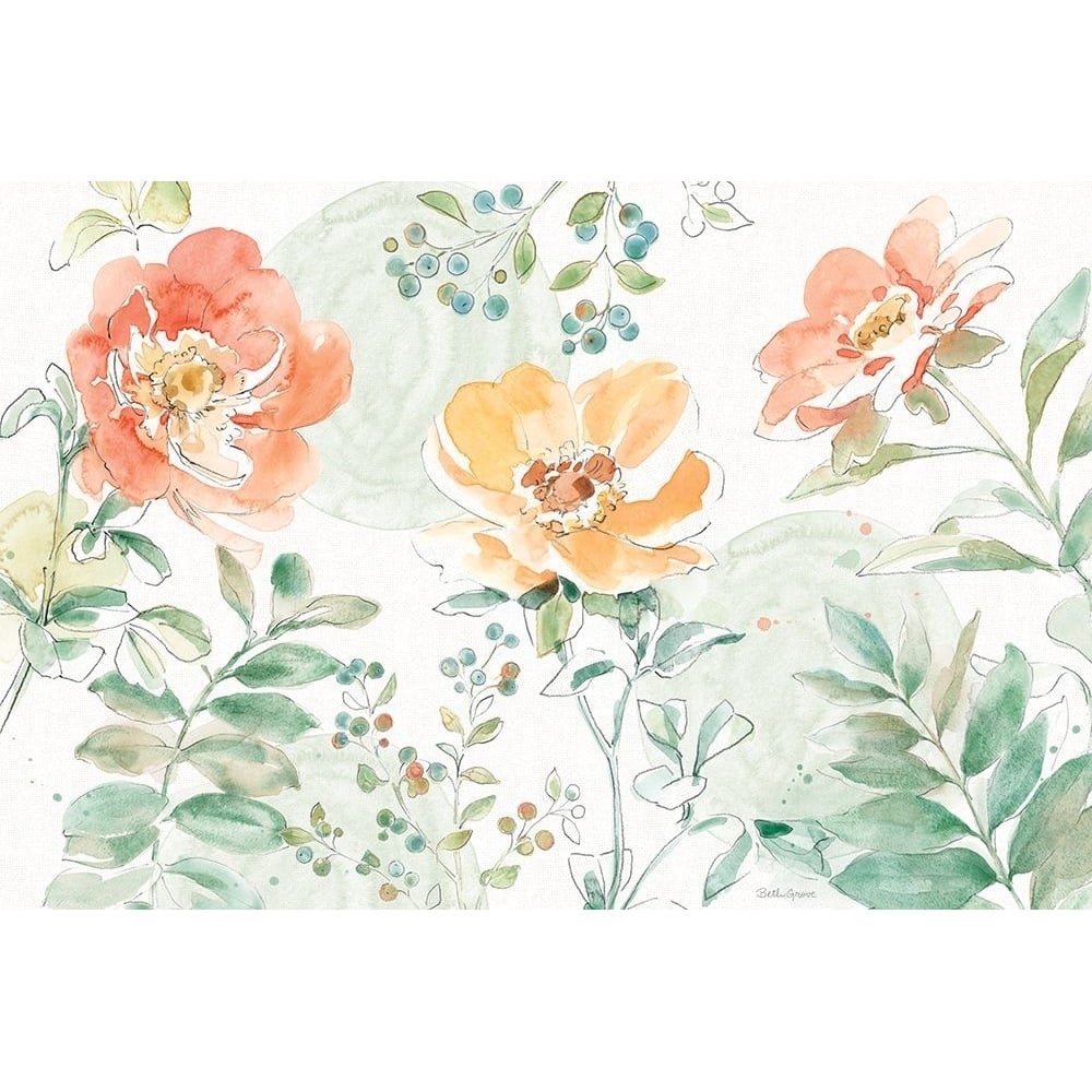 Soft Petals I Poster Print - Beth Grove-VARPDX87551 Image 1