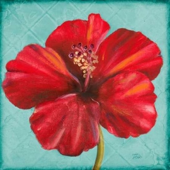 Joyful Hibiscus Poster Print by Patricia Pinto-VARPDX8779A Image 1