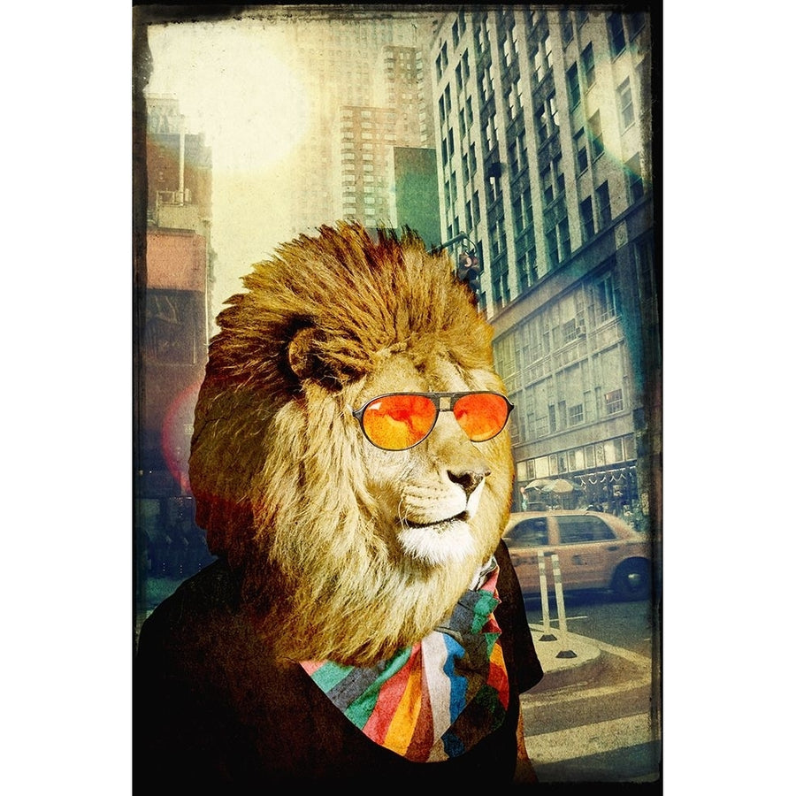 King Lion of the Urban Jungle Poster Print - ArtLab GI-VARPDX88029 Image 1