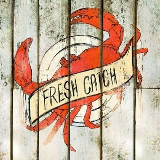 Fresh Catch Square Poster Print by SD Graphics Studio-VARPDX8797A Image 2