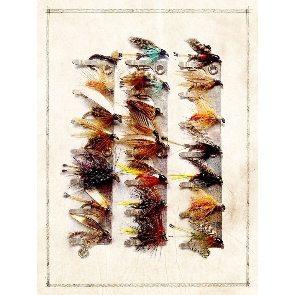 Fly Fishing Lures Poster Print - ArtLab GI-VARPDX88042 Image 1