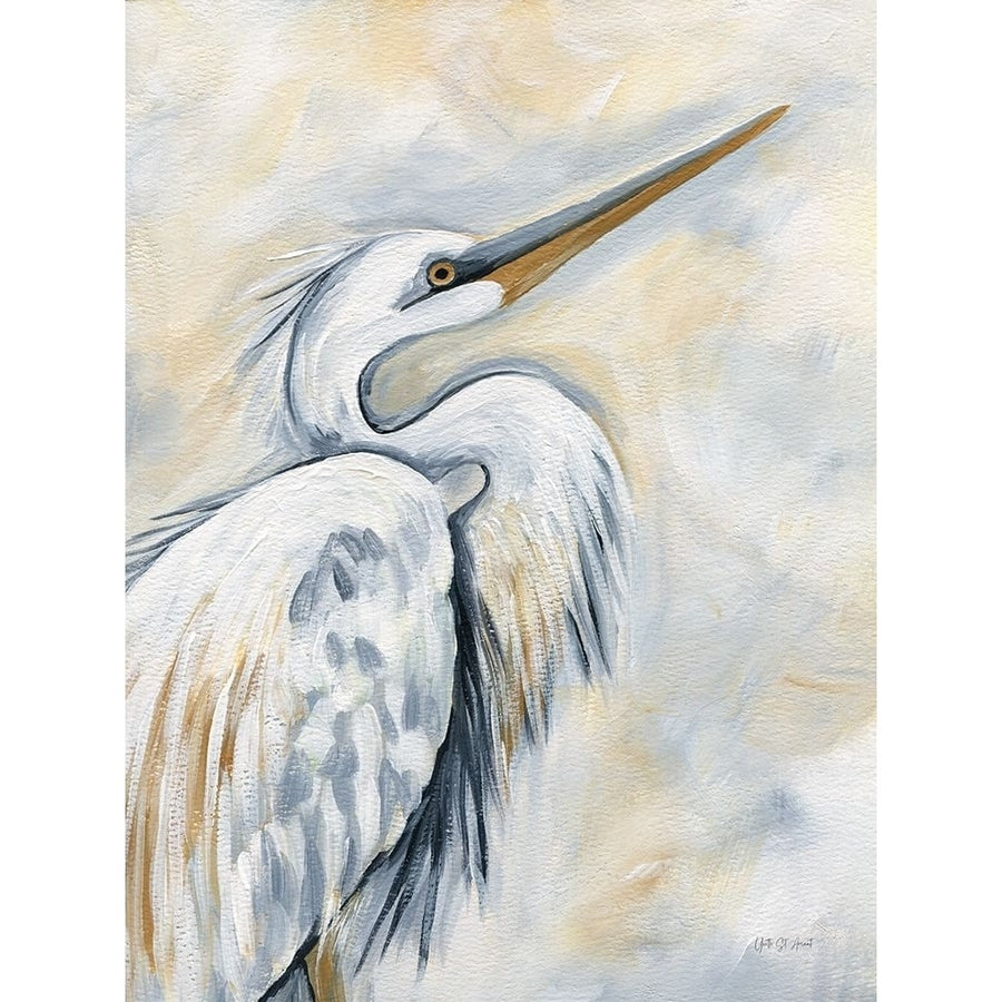 White Egret Poster Print - Yvette St. Amant-VARPDX88199 Image 1