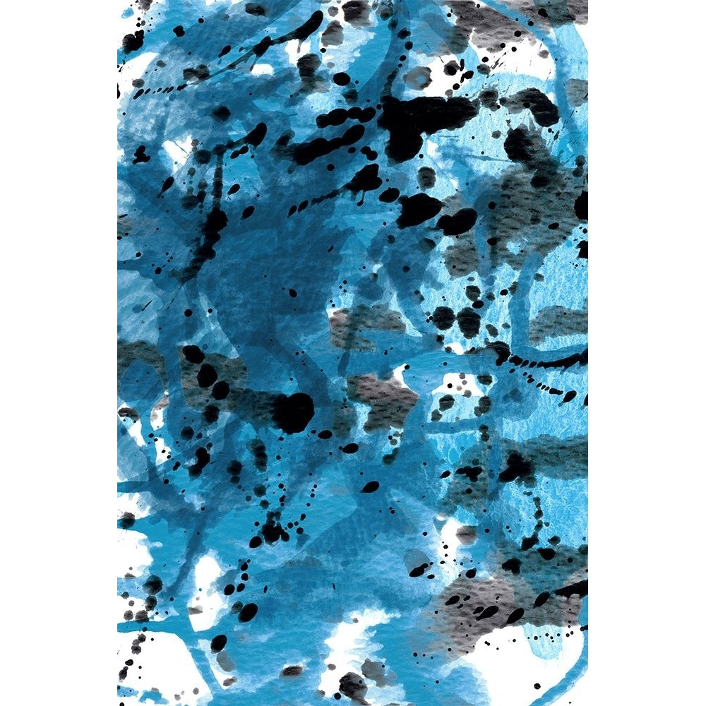 Blue Splatter Poster Print - ArtLab GI-VARPDX88239 Image 1