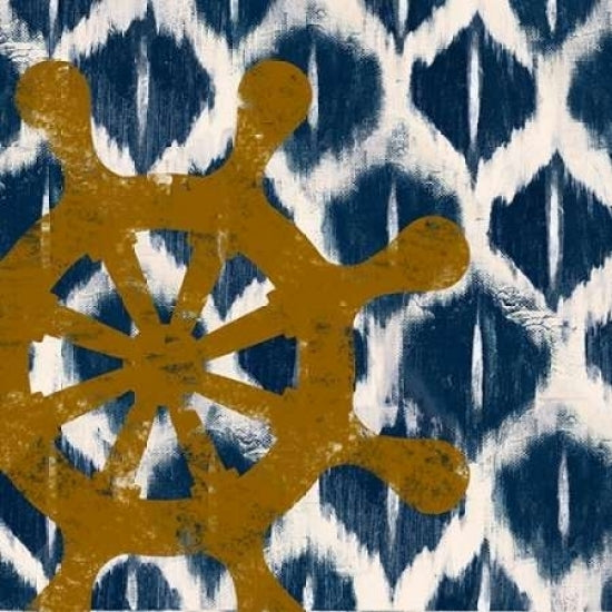 Nautical Ikat II Poster Print by Patricia Pinto-VARPDX8853F Image 1