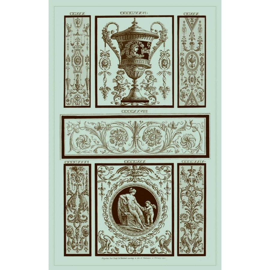 Pergolesi Panel in Celadon II Poster Print - Pergolesi-VARPDX88590Z Image 1