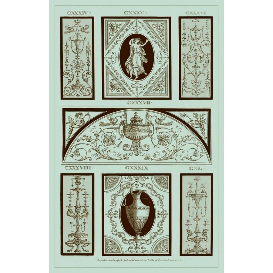 Pergolesi Panel in Celadon I Poster Print - Pergolesi-VARPDX88589Z Image 1